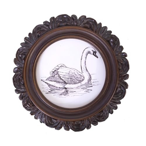 Vintage round picture frame - vintage,