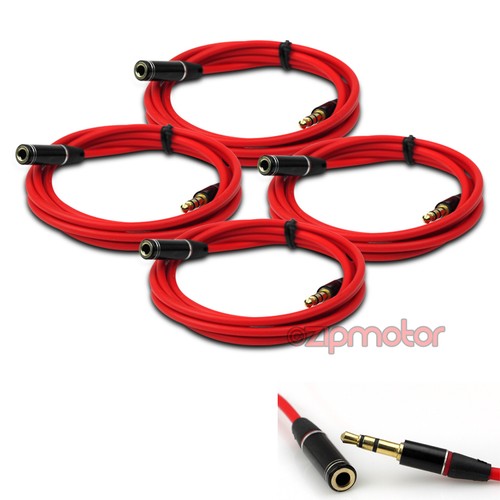 4ft 5mm aux male - 3.5mm, male/female