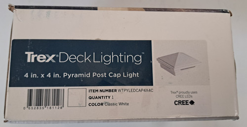 Trex decking pyramid led post - led,
