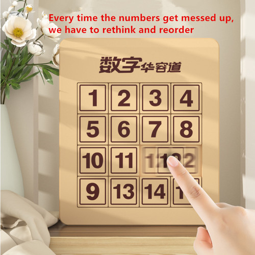 4x4 puzzle number slide - puzzle,