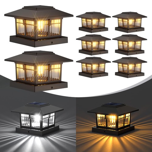 4x4 solar post cap - solar, lights
