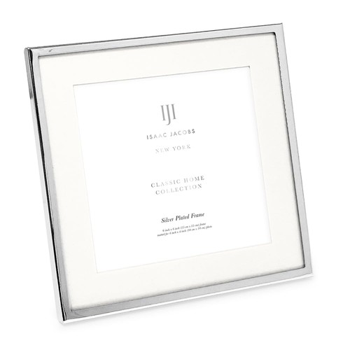 6x6 silver metal - (matted,