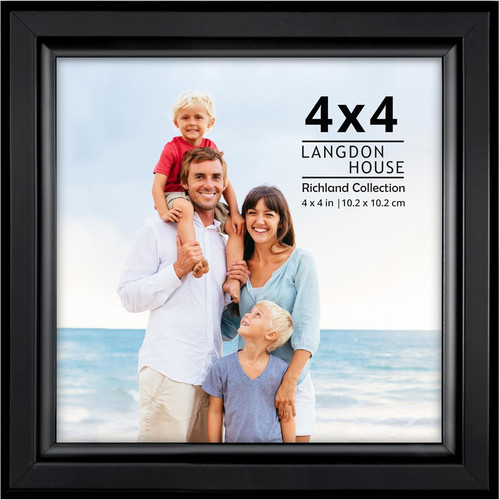 4x4 black picture frame - picture,