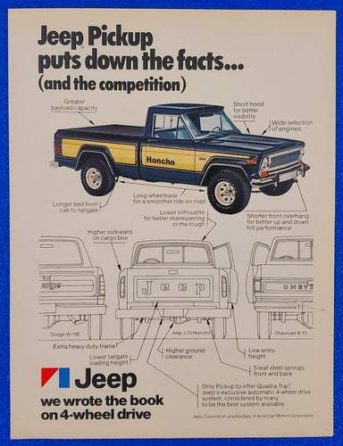 1977 jeep j10 honcho truck - jeep,